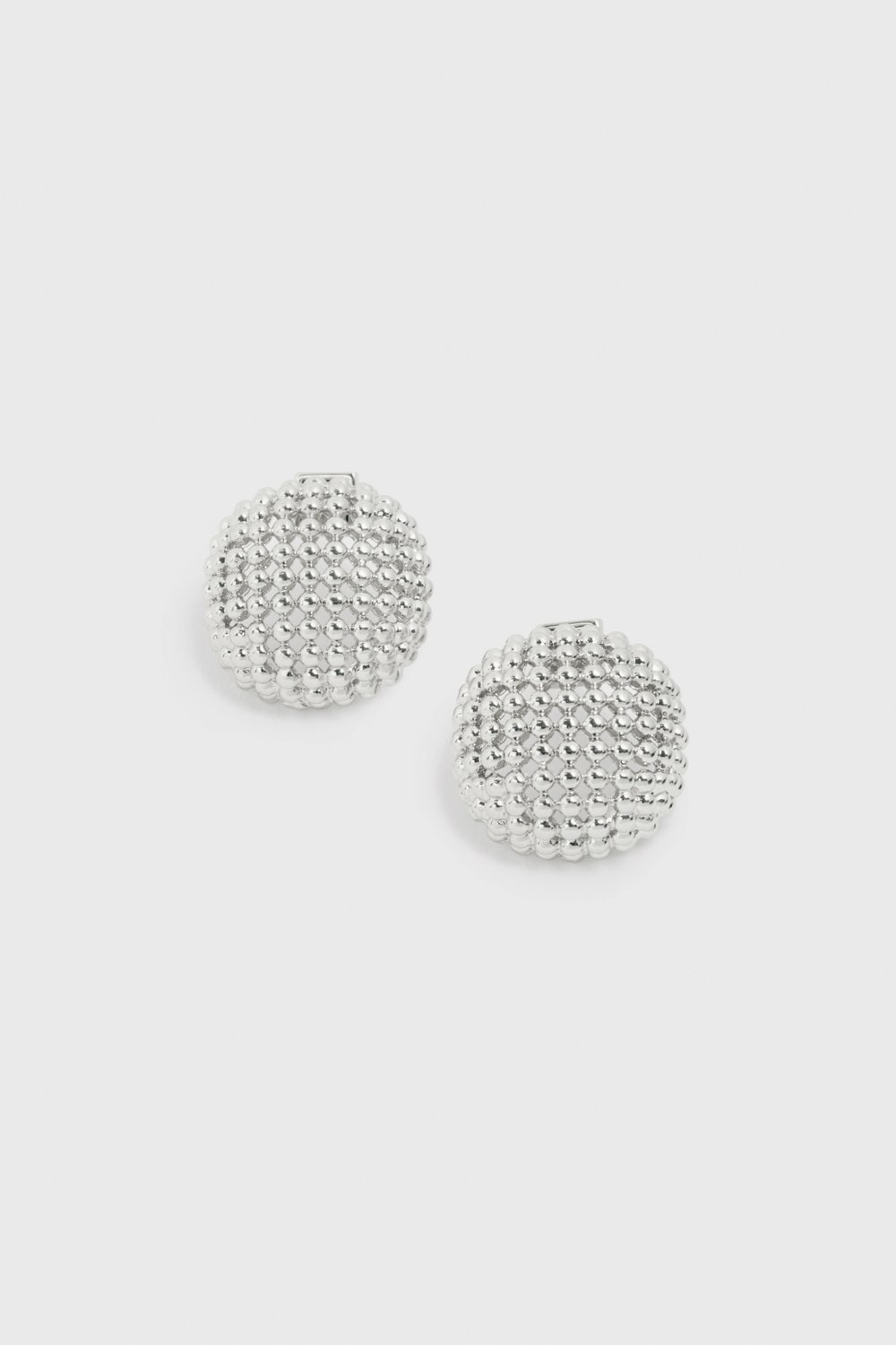 Рельефные серьги из цинка