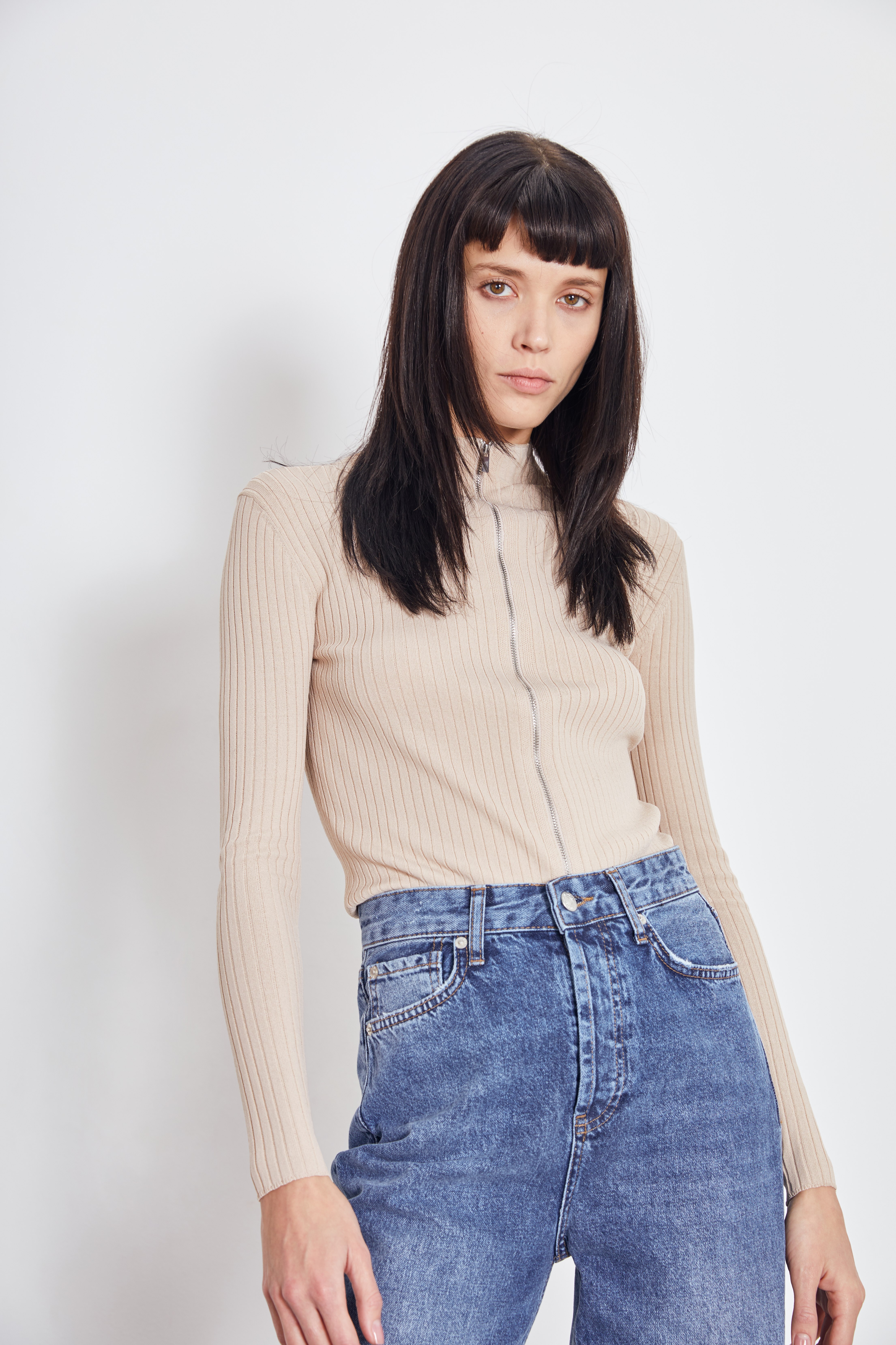 Кардиган с молнией