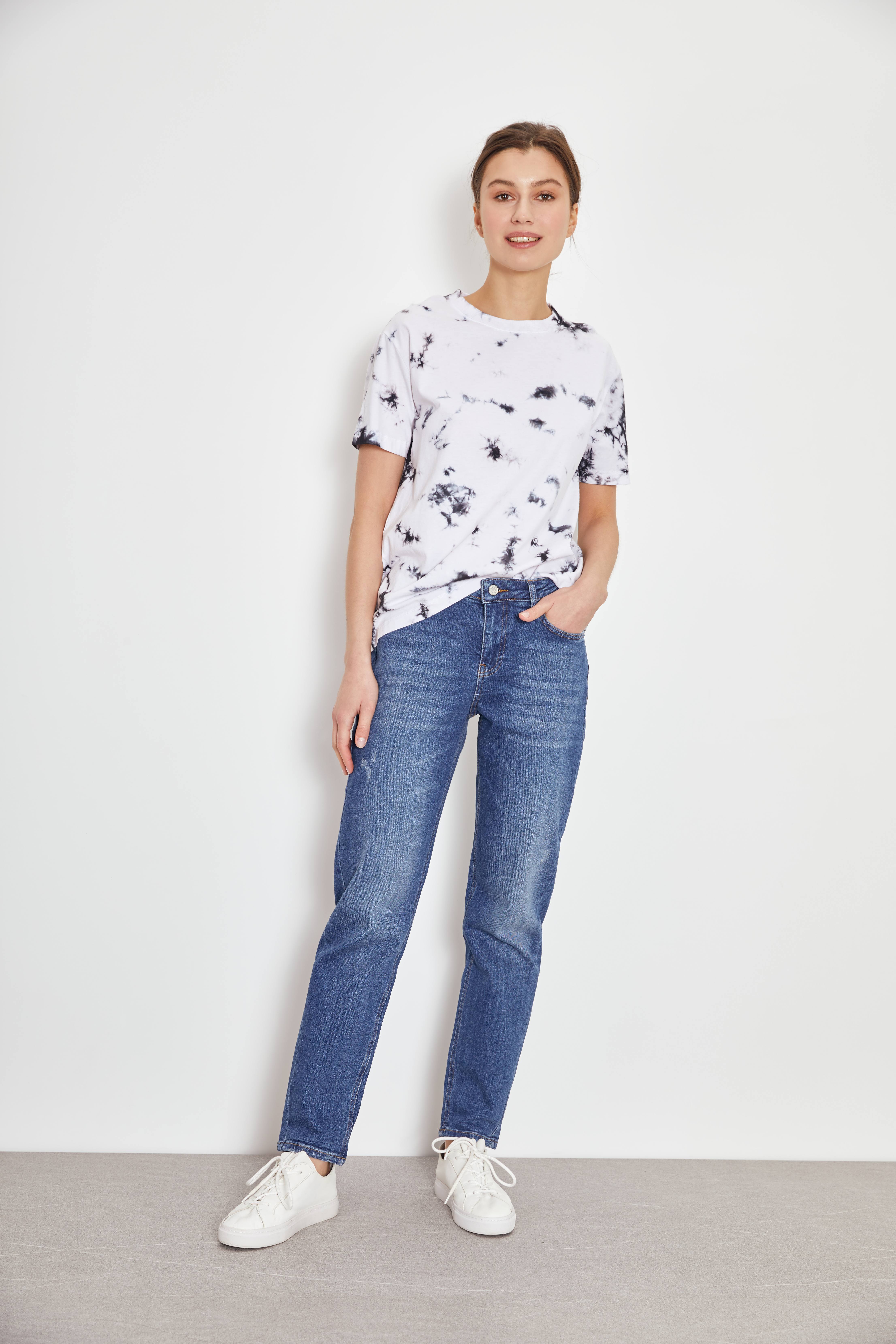 Футболка с принтом тай-дай