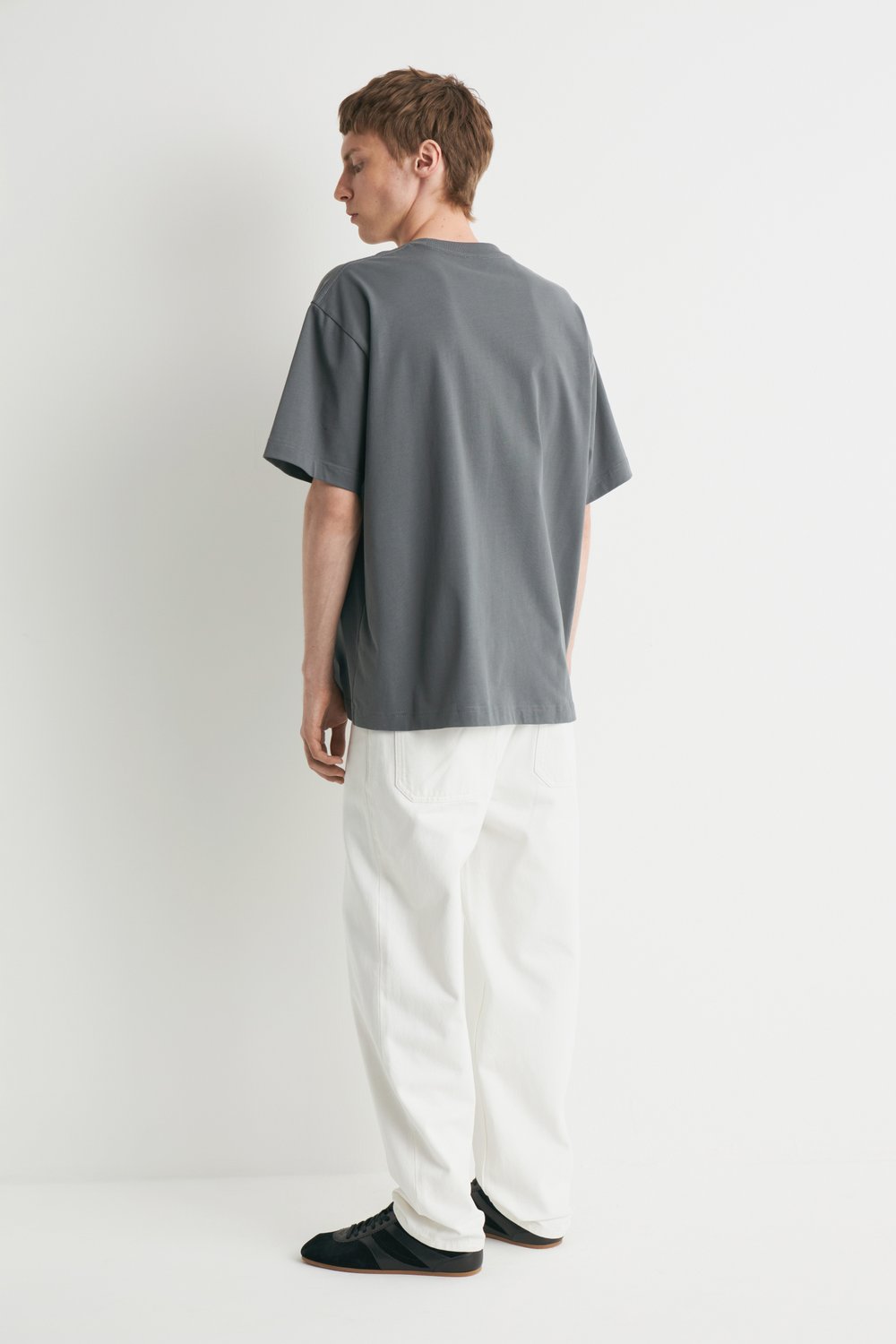 トップス tieme button up T-shirt-GRAY Men's Gray T-Shirts | Gap