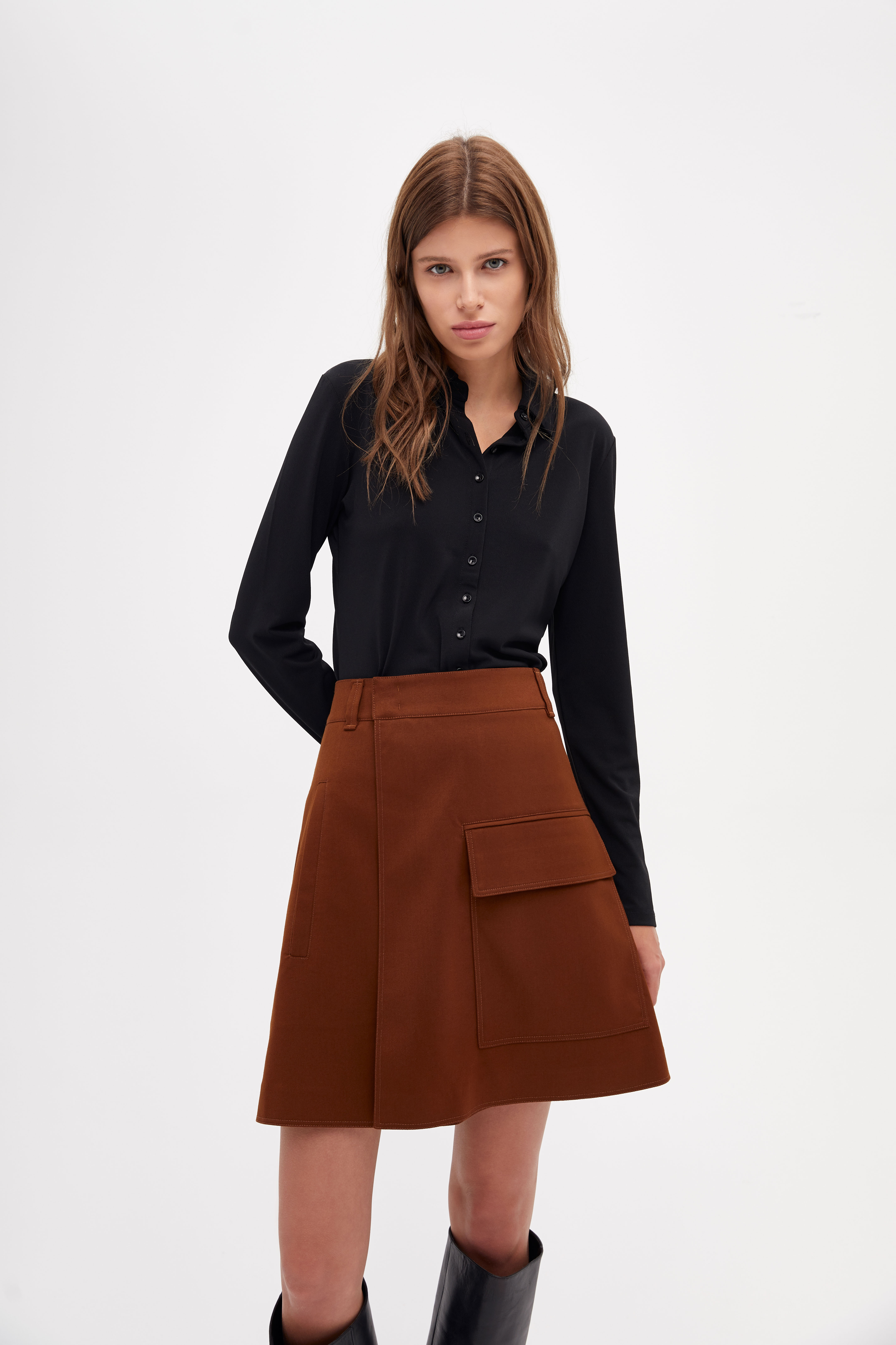 Футболка с пуговицами