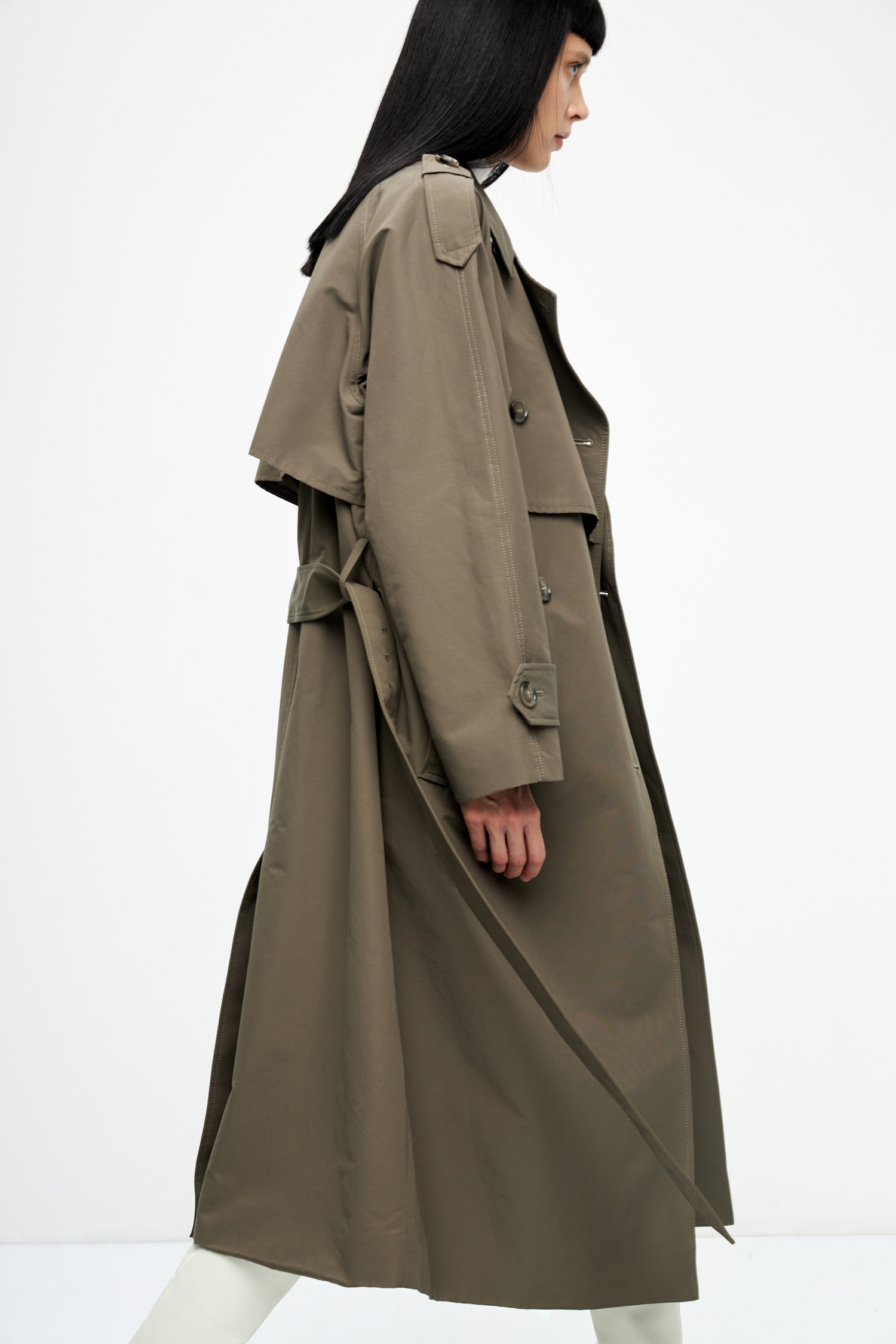 Water protection trench coat khaki - LIME