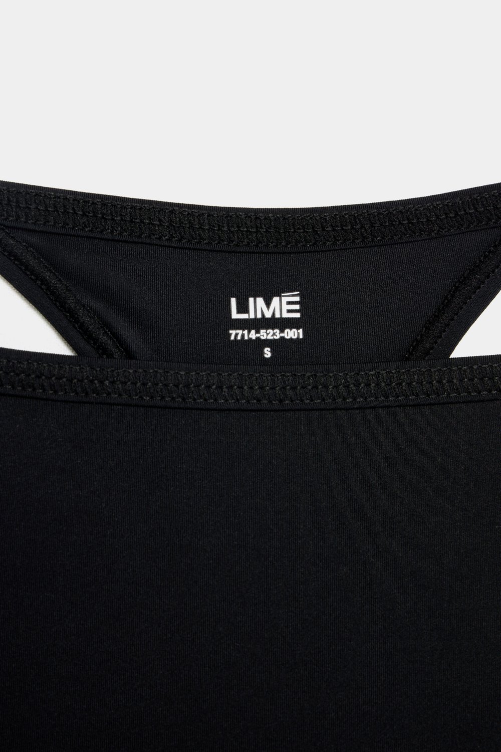 Стринги-танга с тонким поясом черный цвет - LIME