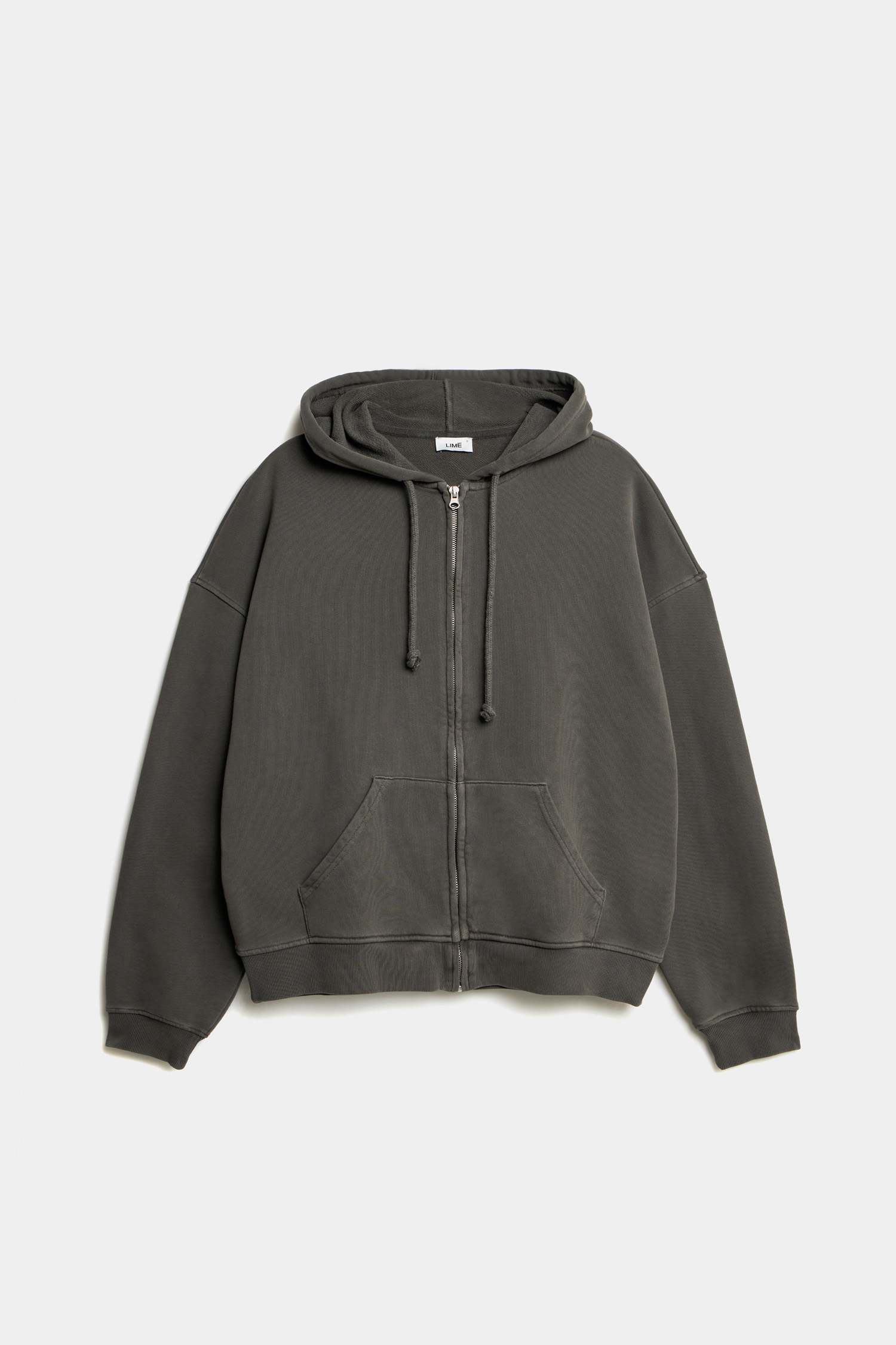 Garment dyed zip hoodie sale