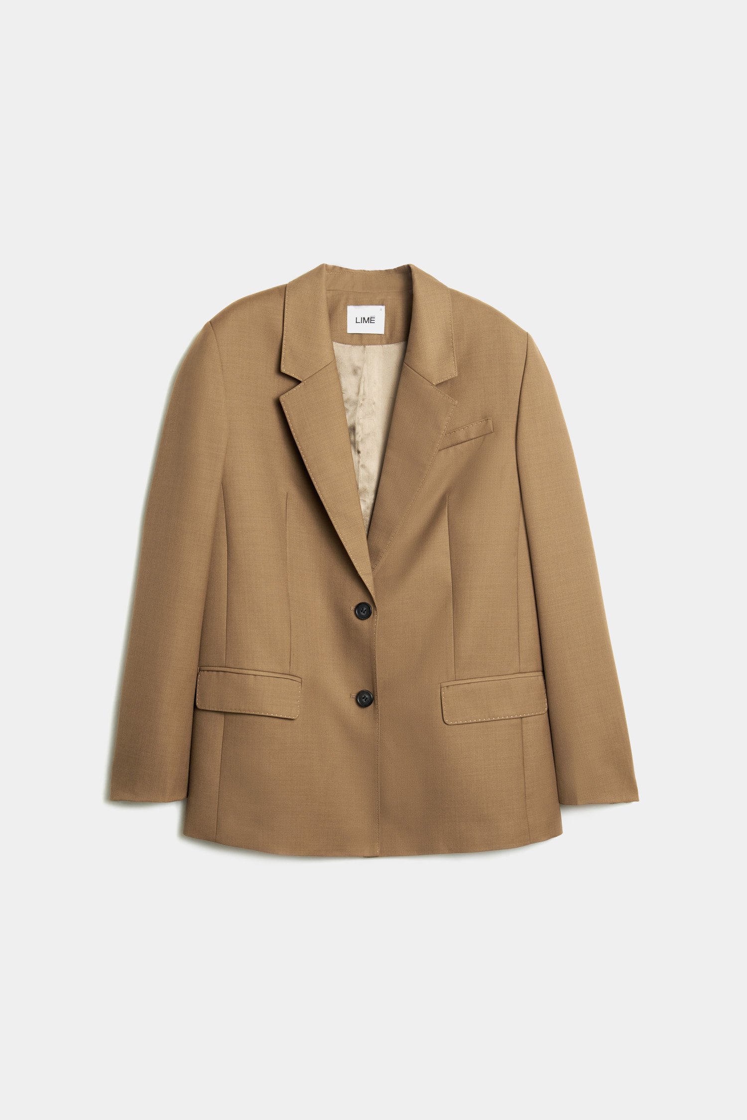 Camel blazer h&m hotsell