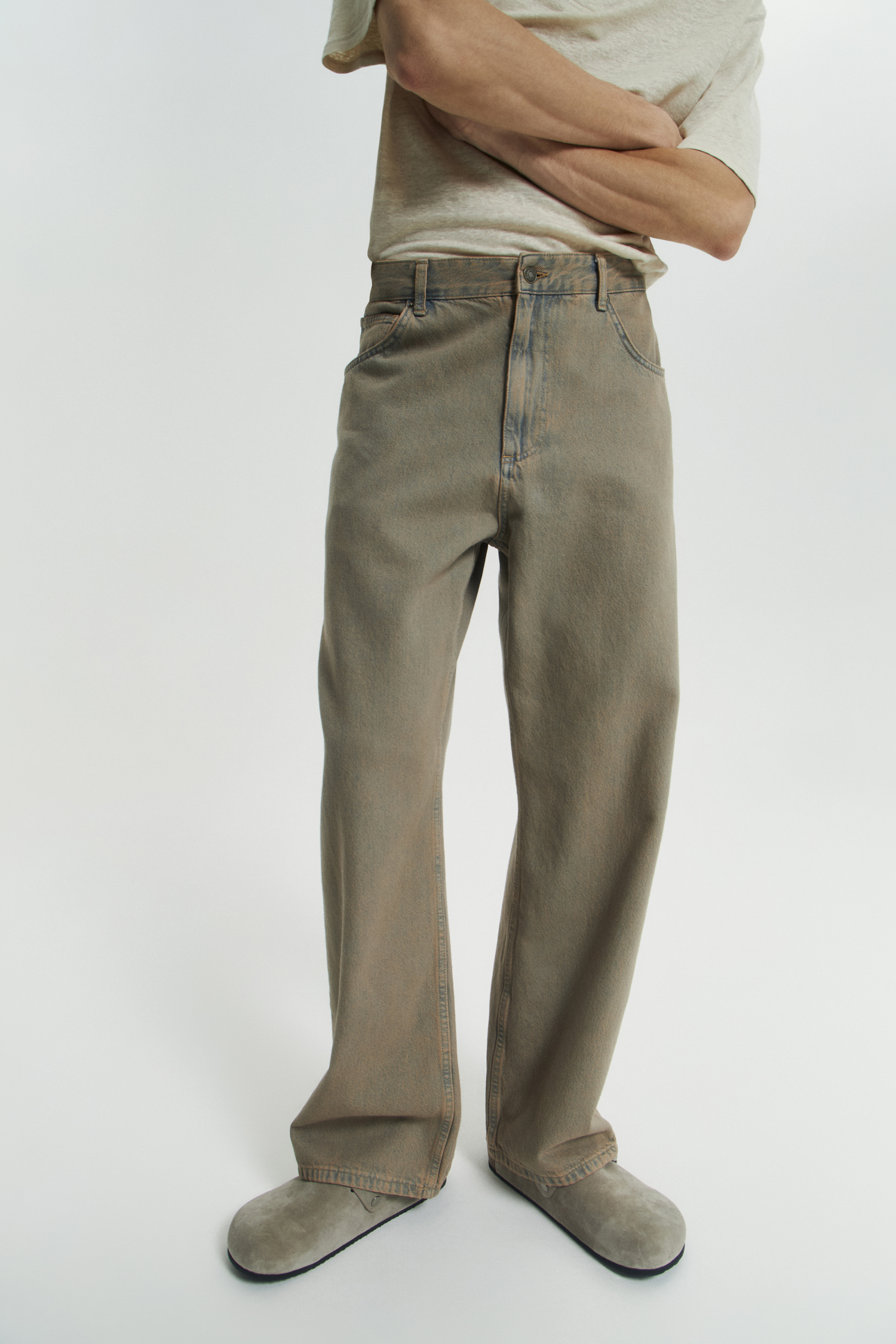 パンツ HOPE Stockholm rush jeans Relaxed Bootcut Jeans - Rush Jeans in Heavy Black Vintage