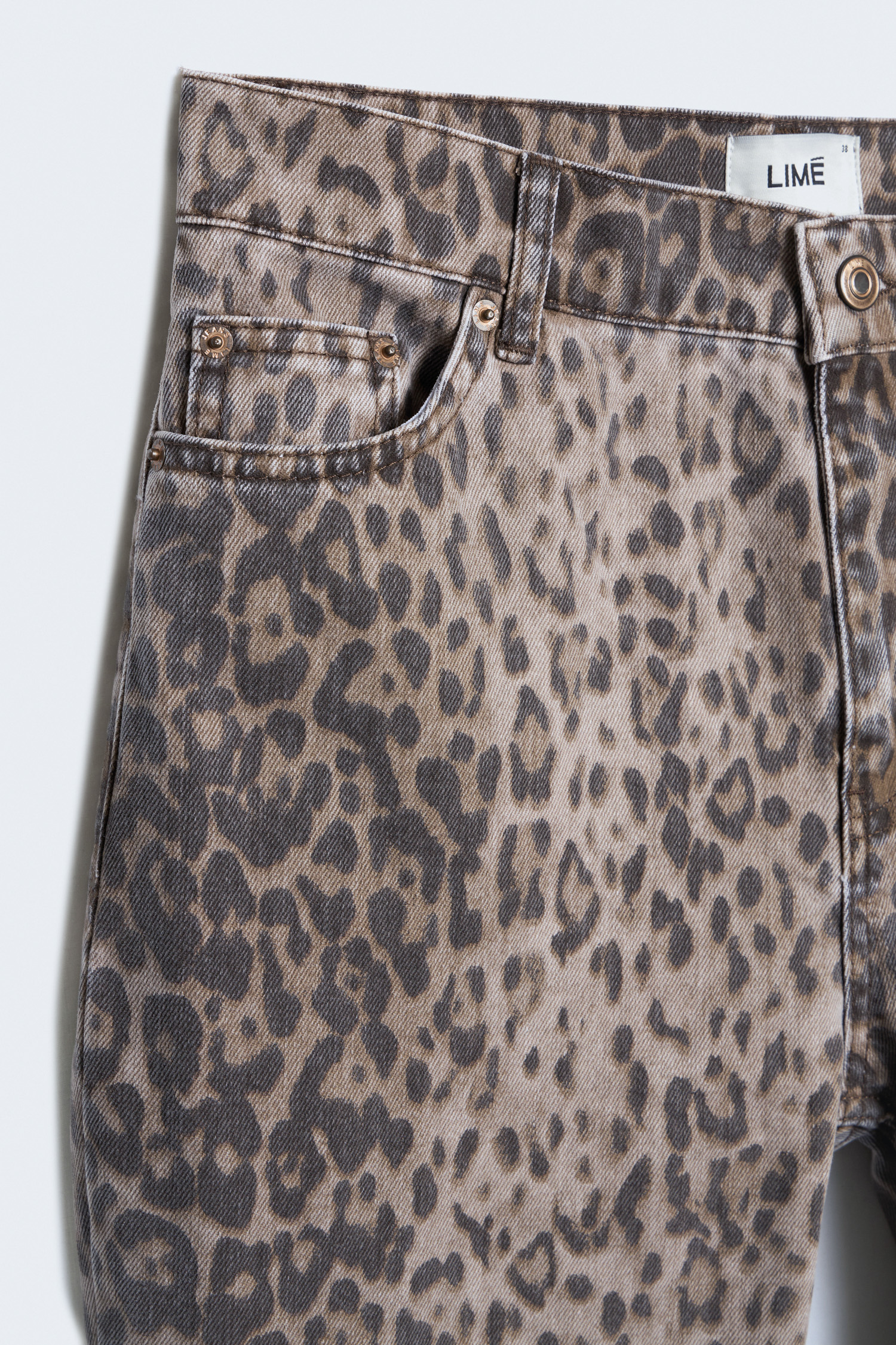 パンツ felim LEOPARD CRUSH DENIM Chrome Hearts Leopard Star Patches Denim Jeans - SRM