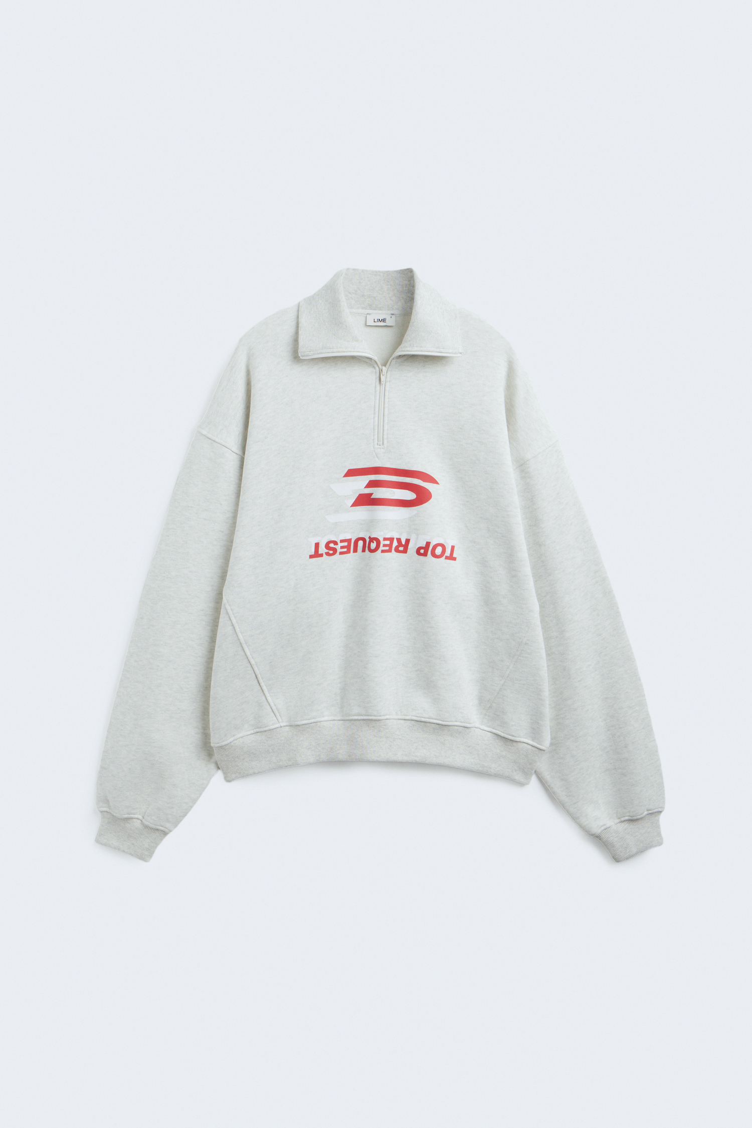 ♡m②♡ Moon Faded Fleece Cropped Sweatshirt • Marine Serre