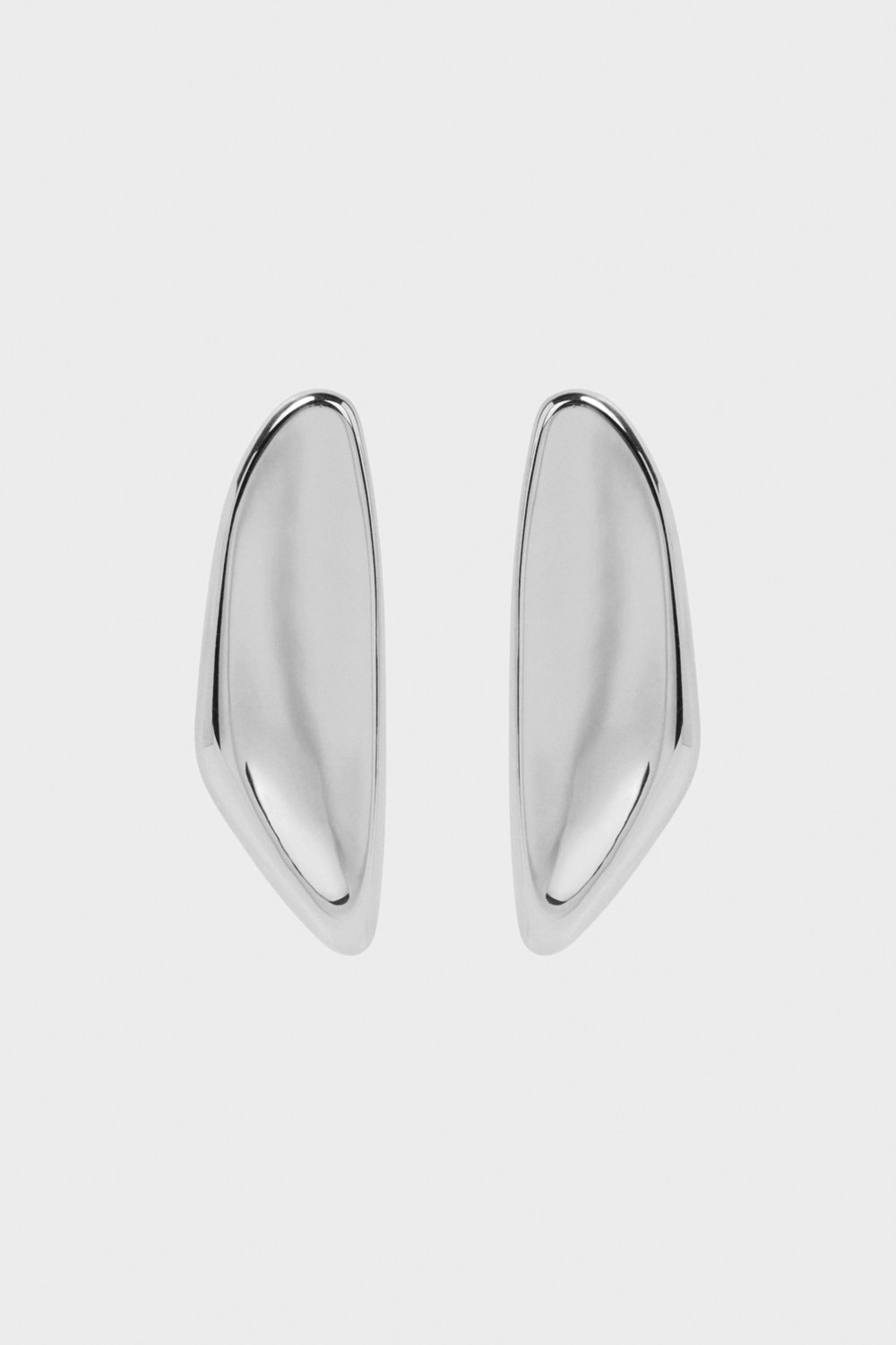 Фигурные серьги из металла