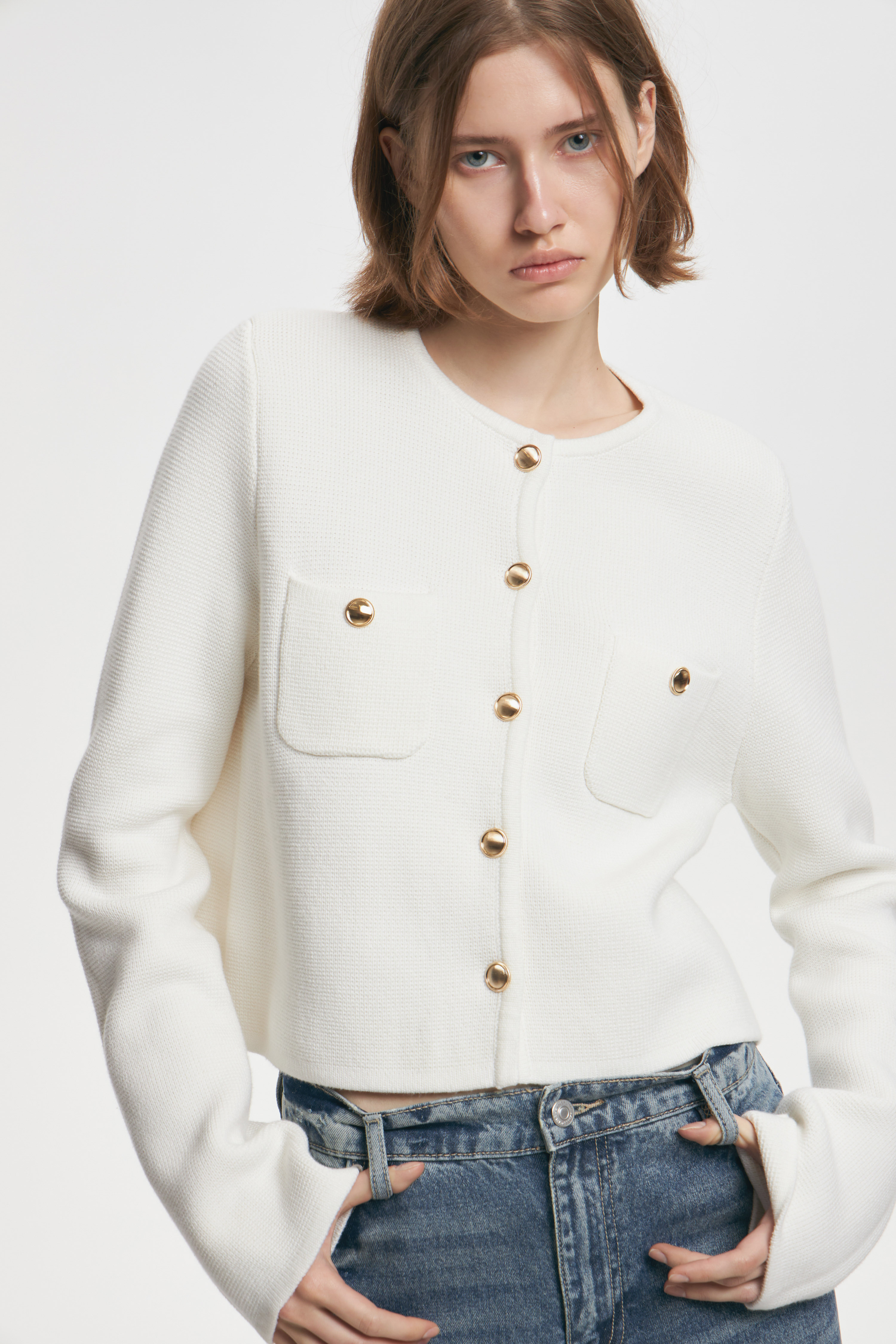 PB Labyrinth knit cardigan - Women | BALMAIN