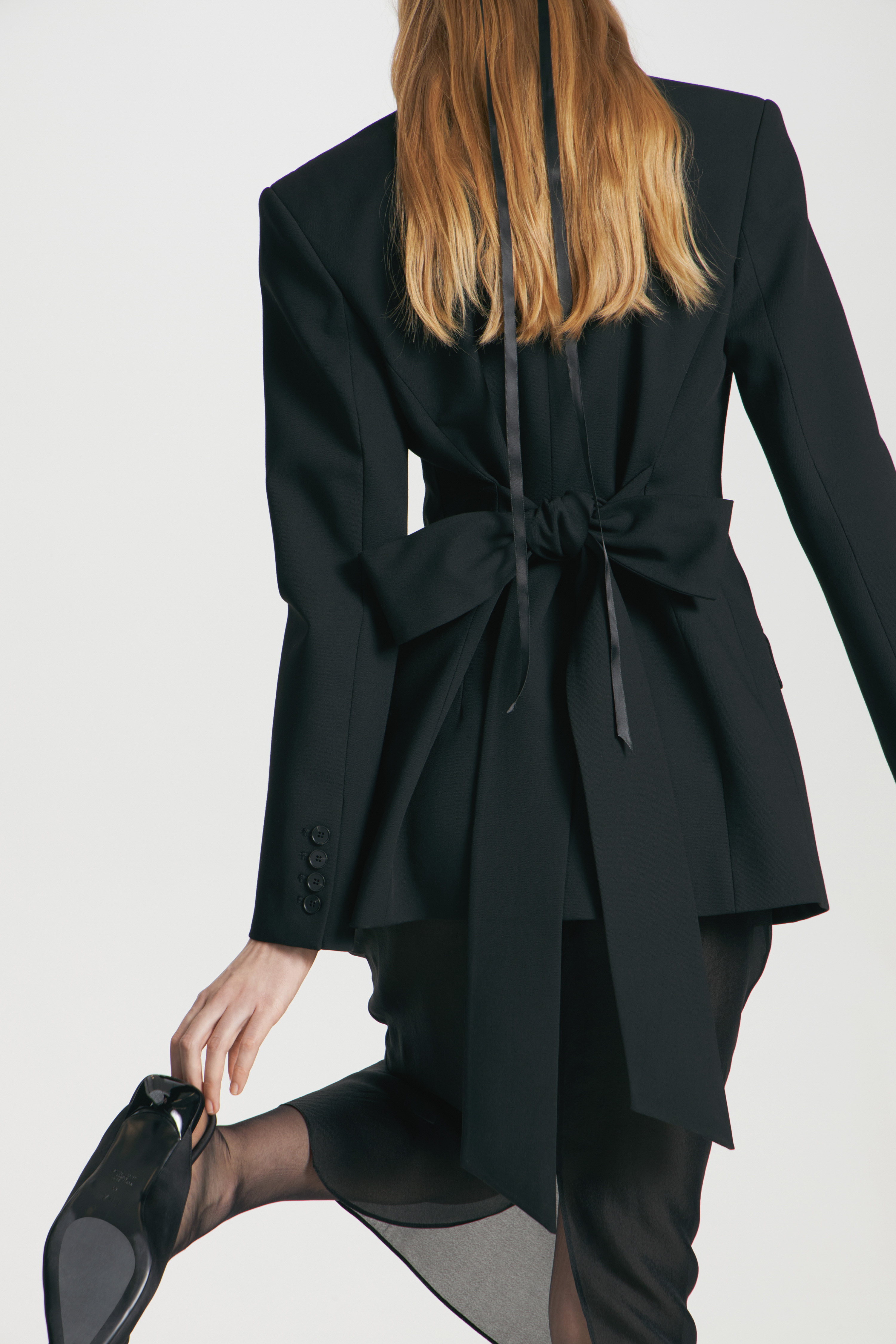 新品Side Bow-tie Combinaison laubeblanc s Side Bow-tie Combinaison – L'AUBE BLANC