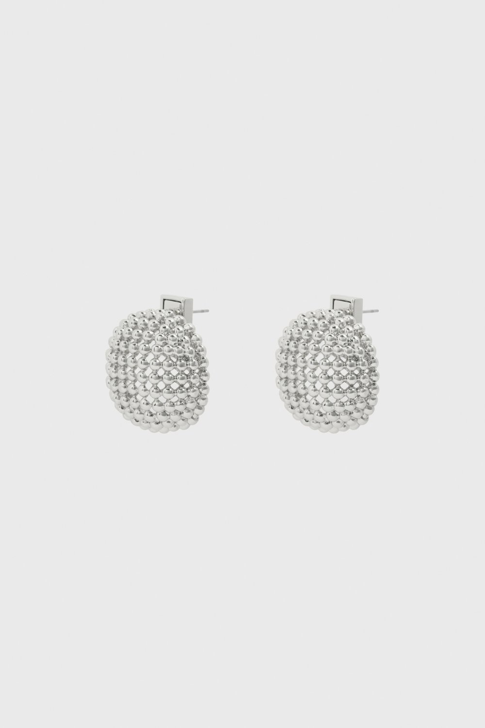 Рельефные серьги из цинка