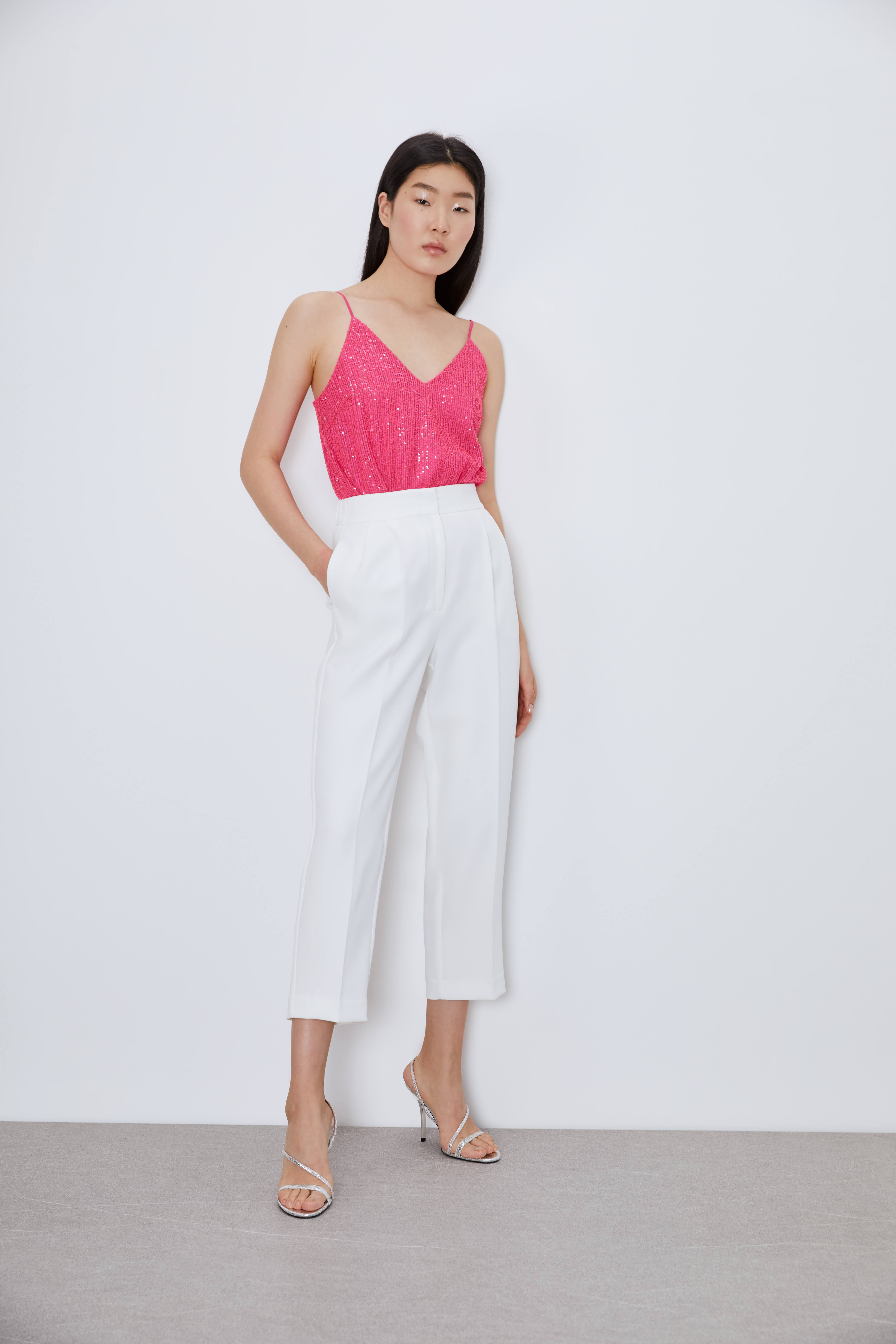 Брюки с высокой посадкой