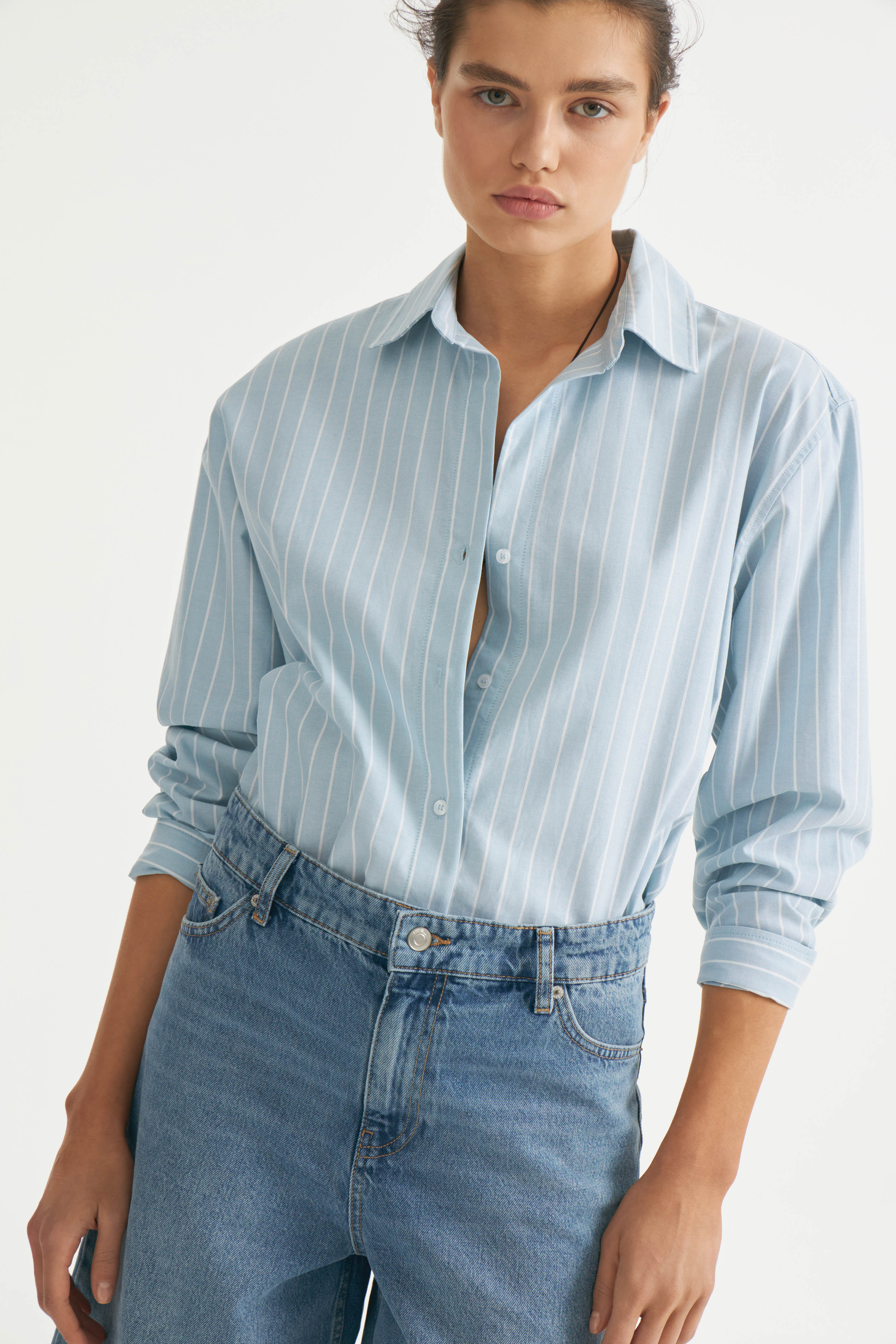 Рубашкапрямогокрояизхлопка