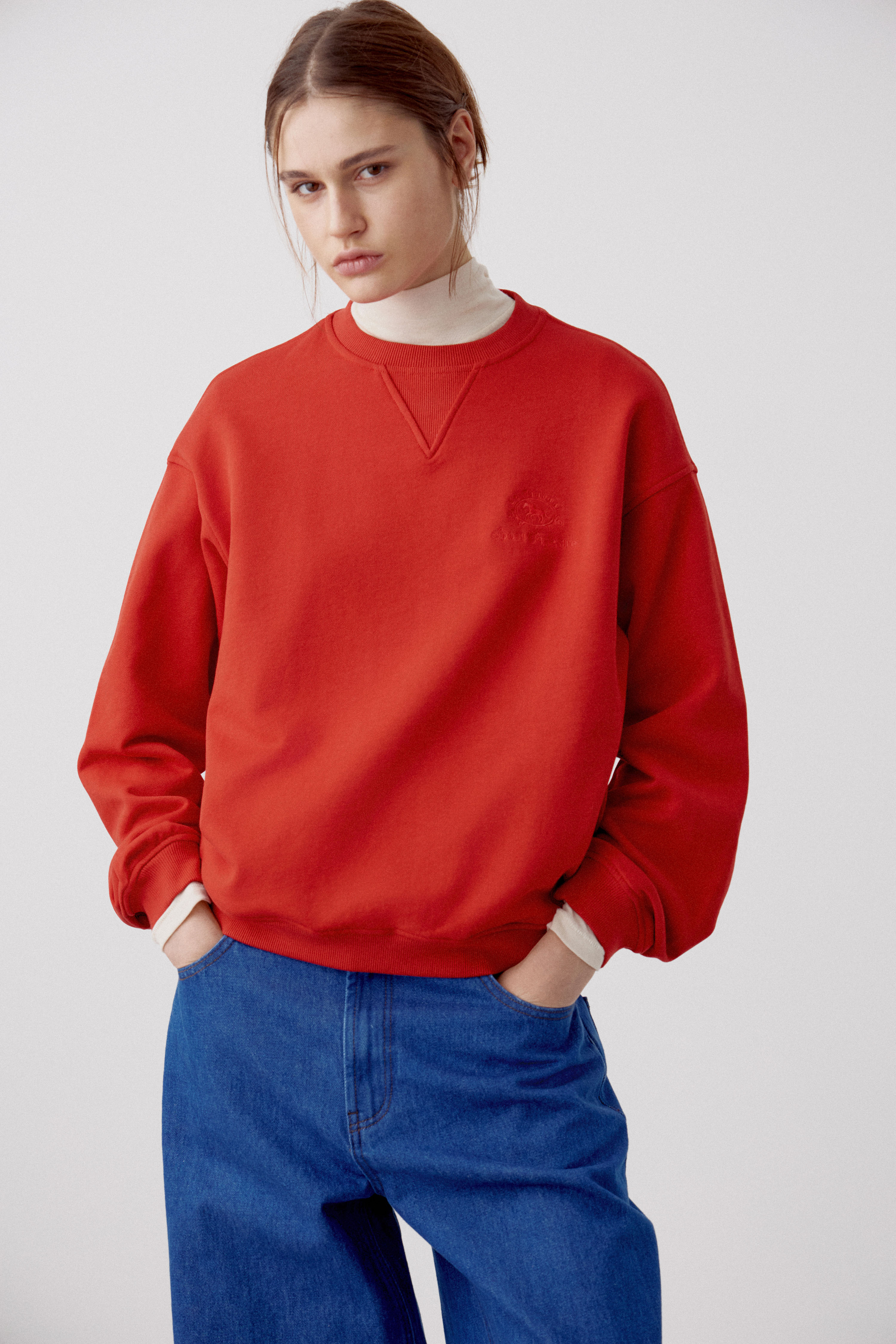 Хлопковаятолстовкасвышивкой