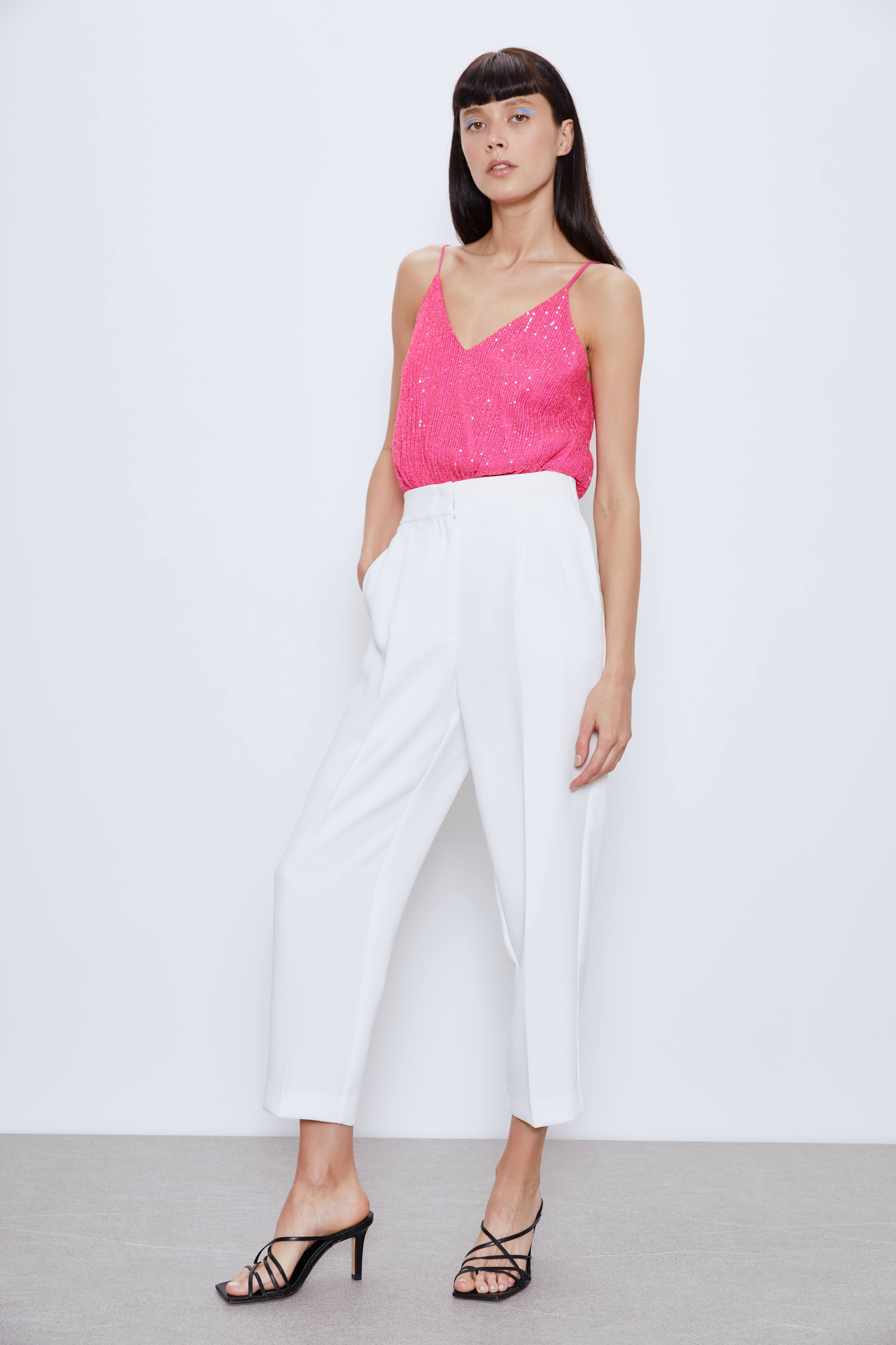 Топ с пайетками