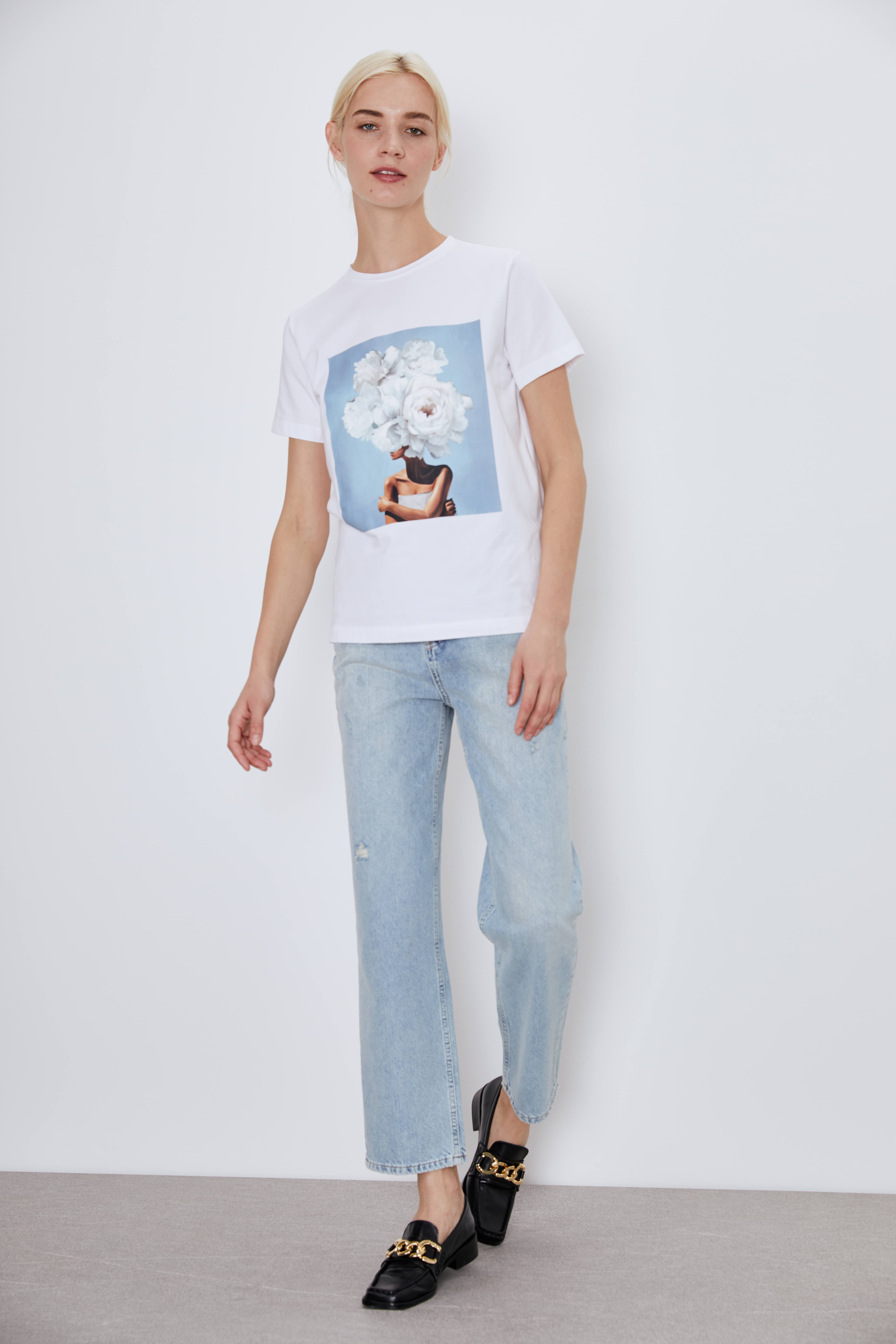 Футболка с принтом