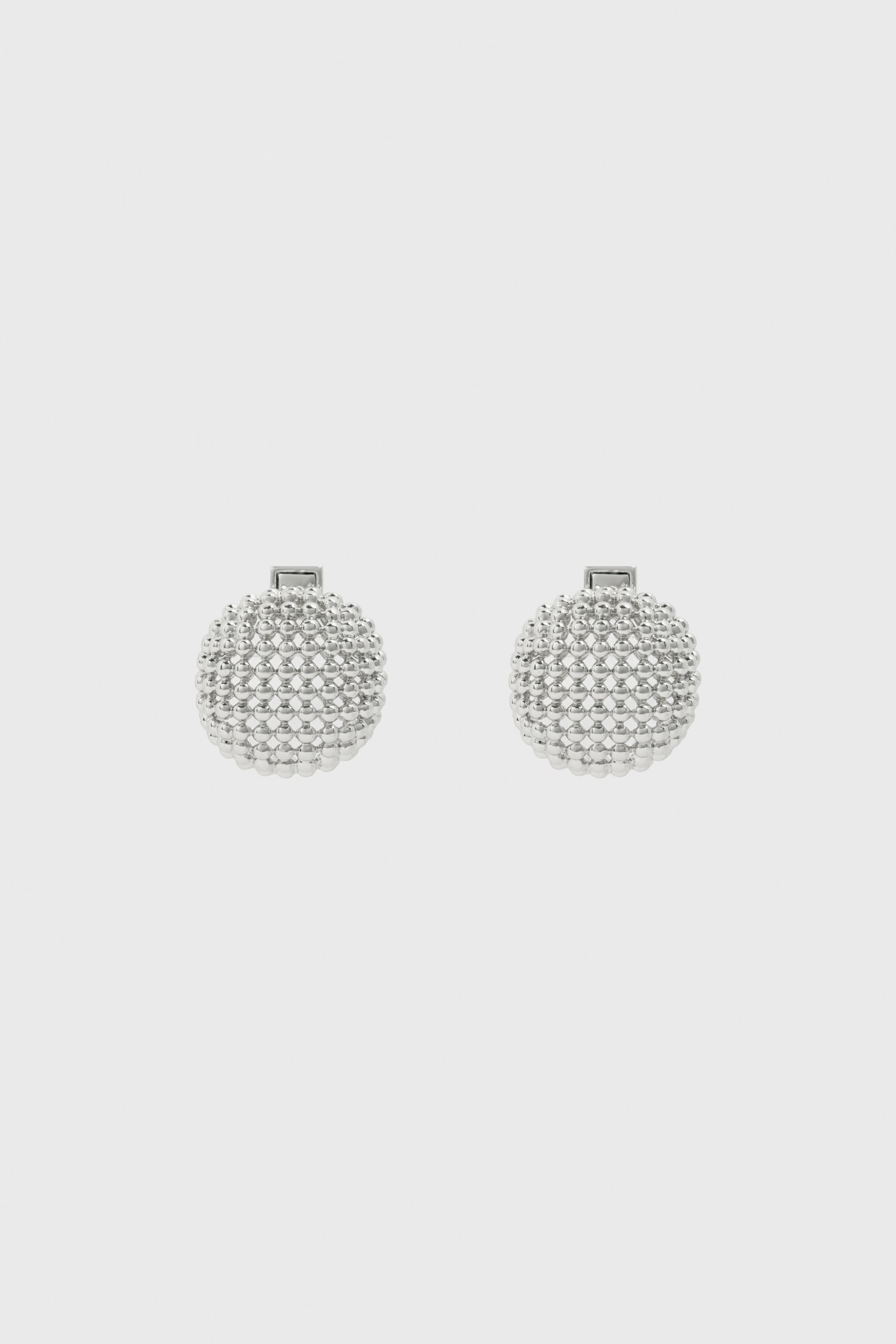 Рельефные серьги из цинка