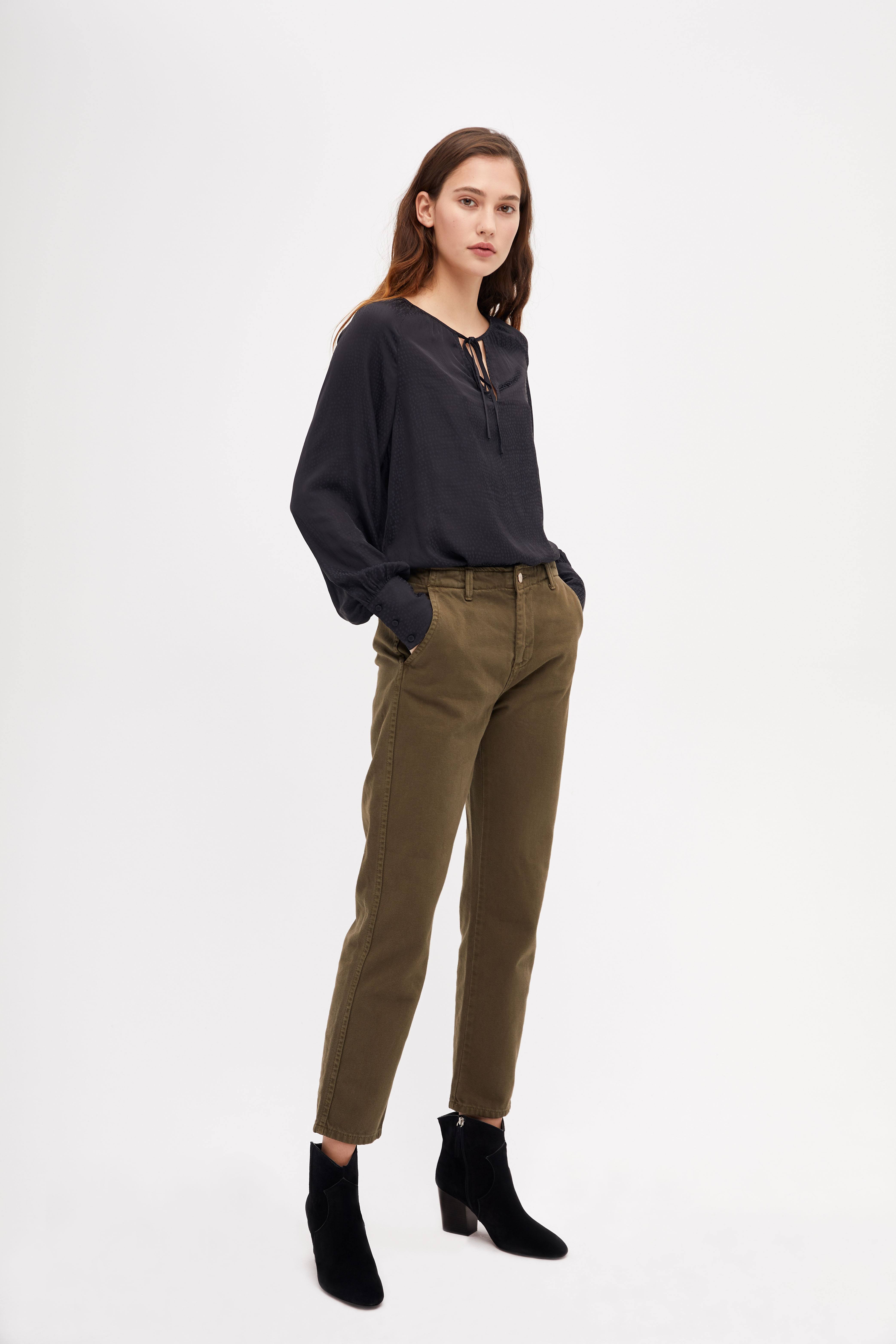 Джинсы с низкой посадкой