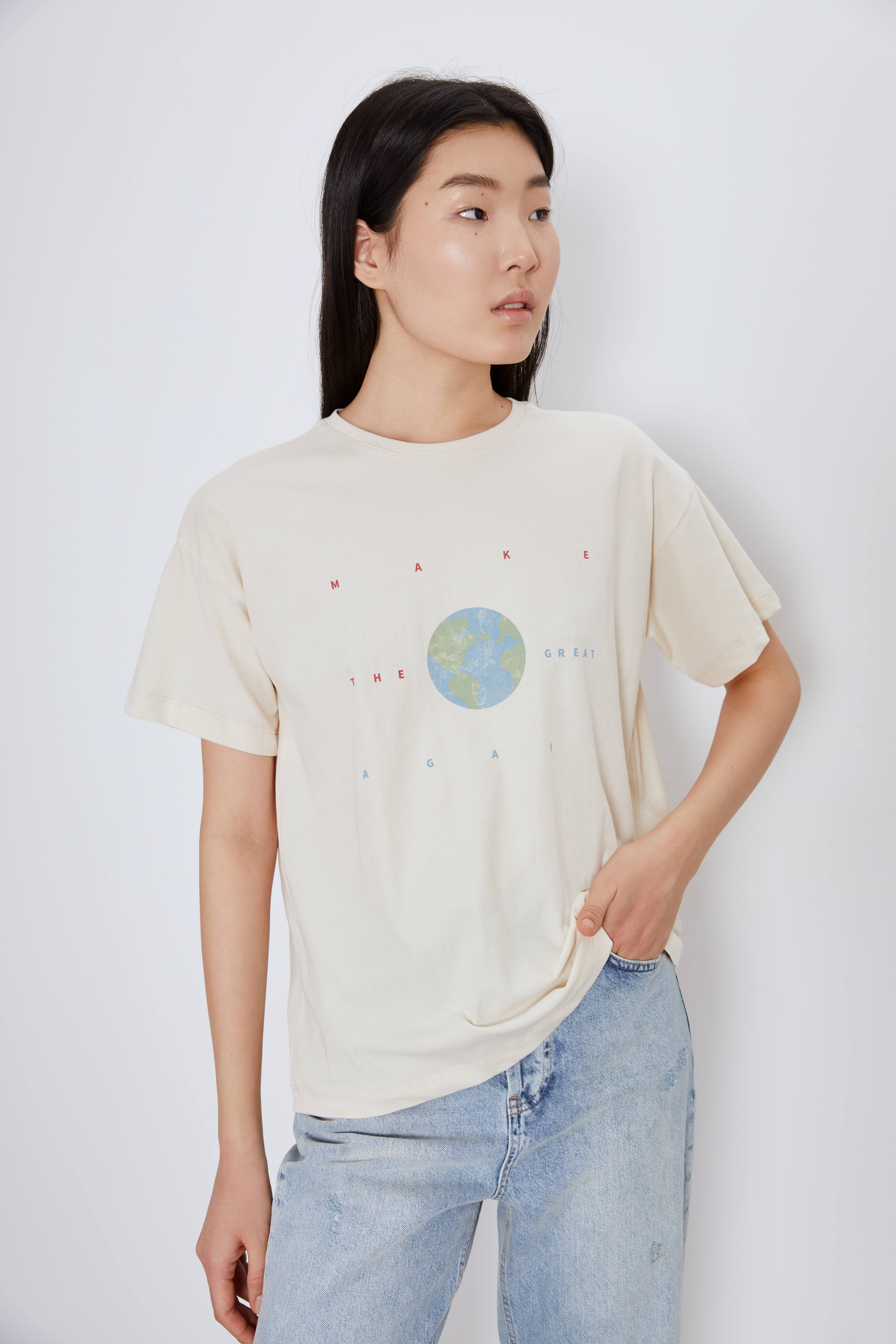 Футболка с принтом