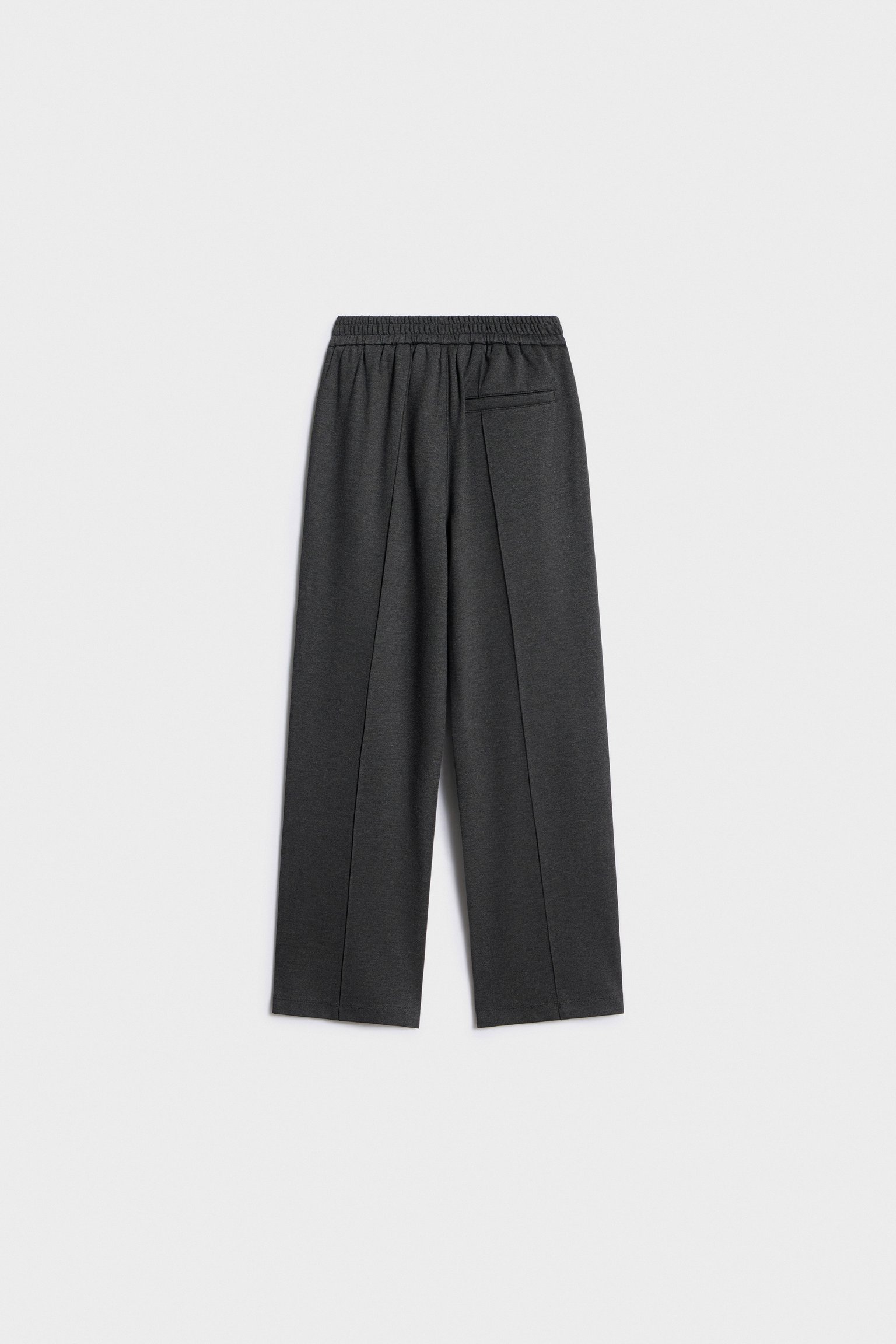 Брюки из эластичного джерси со стрелками