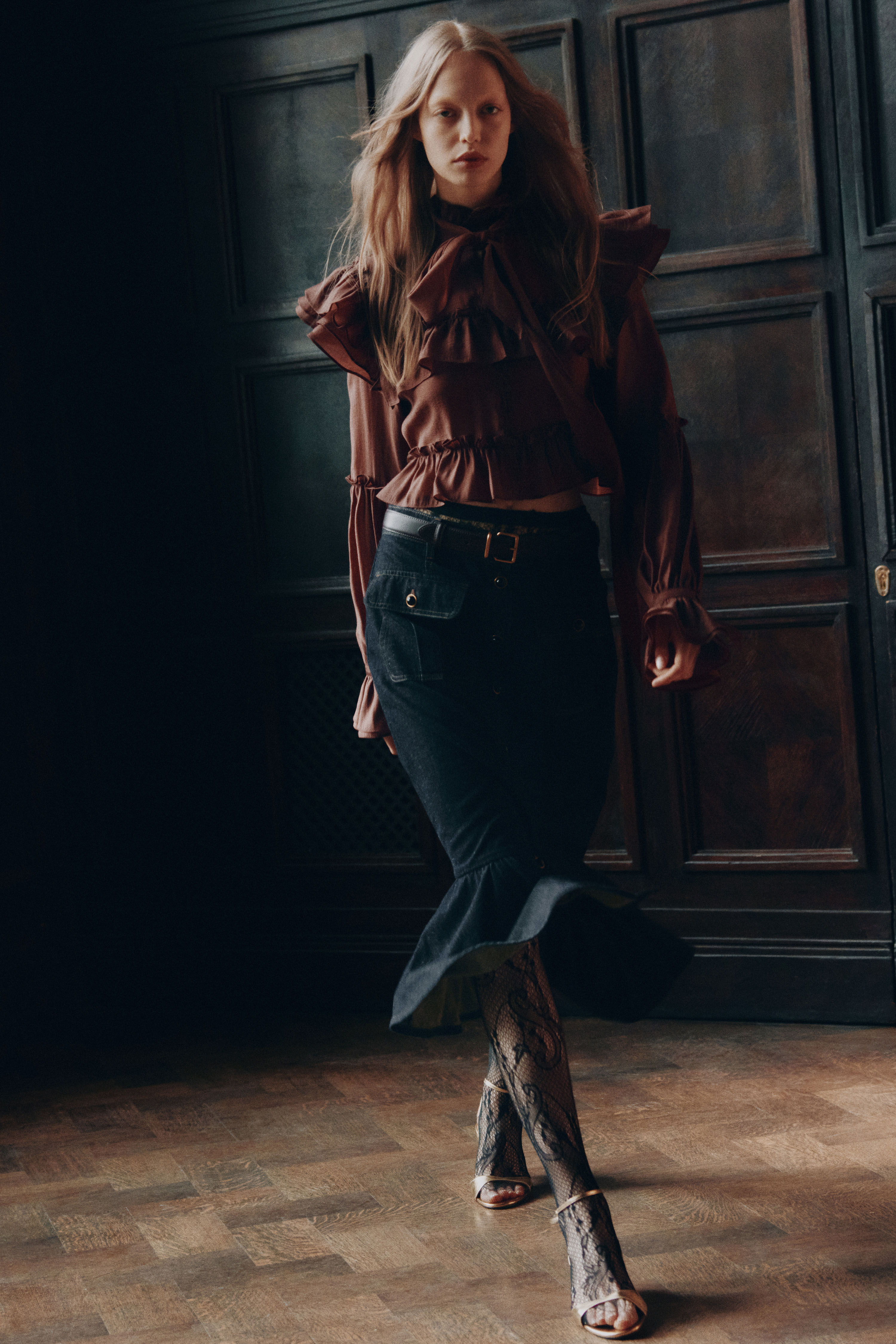 Джинсоваяюбкаизхлопкаильна