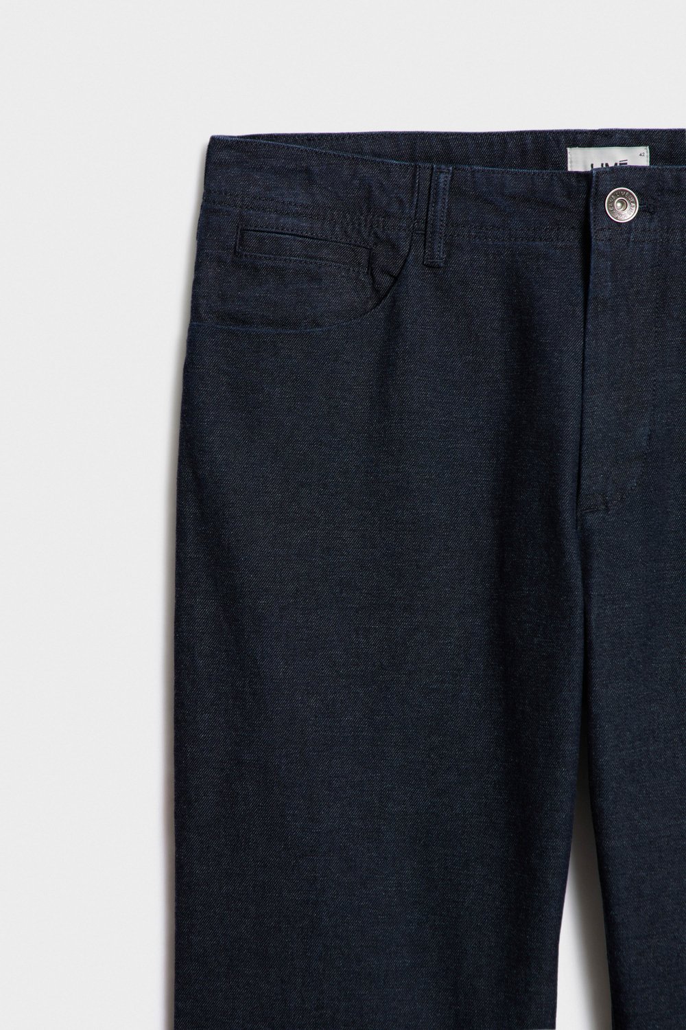 Прямые джинсы из хлопка и шерсти